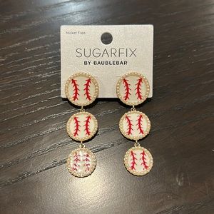 Baseball Earrings